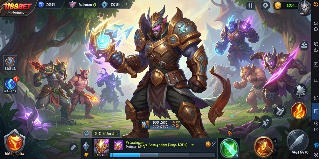 Gameplay <strong>188BET</strong> menampilkan petualangan yang intens dan pertarungan menegangkan.