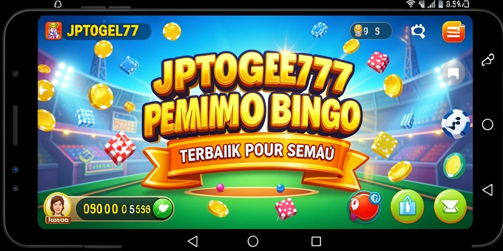 Gameplay Bingo seru di aplikasi JPTOGEL77.