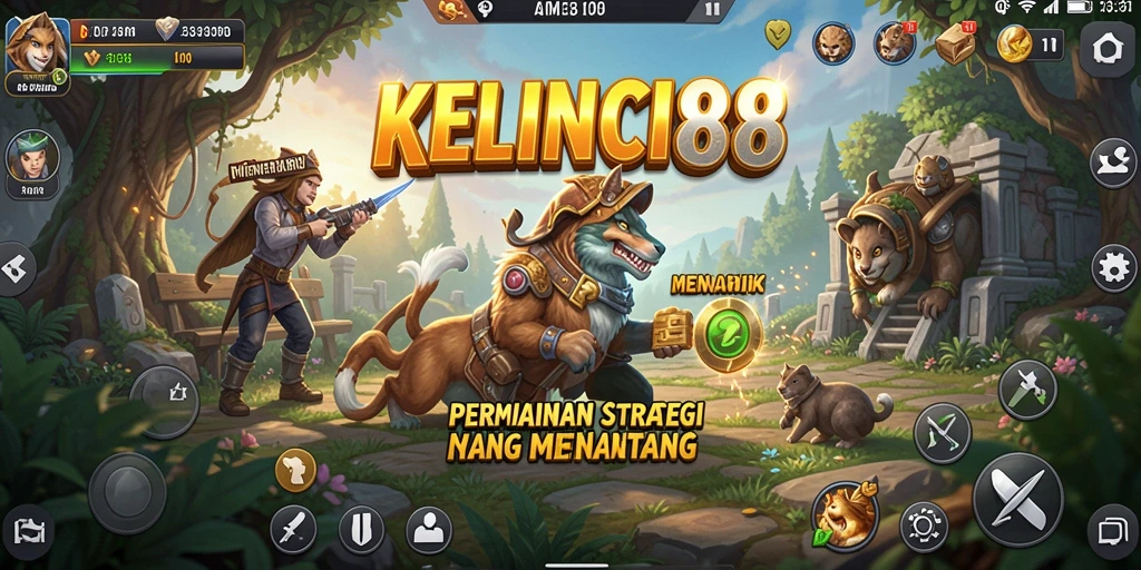 Tampilan gameplay KELINCI88 yang menarik dan strategis.