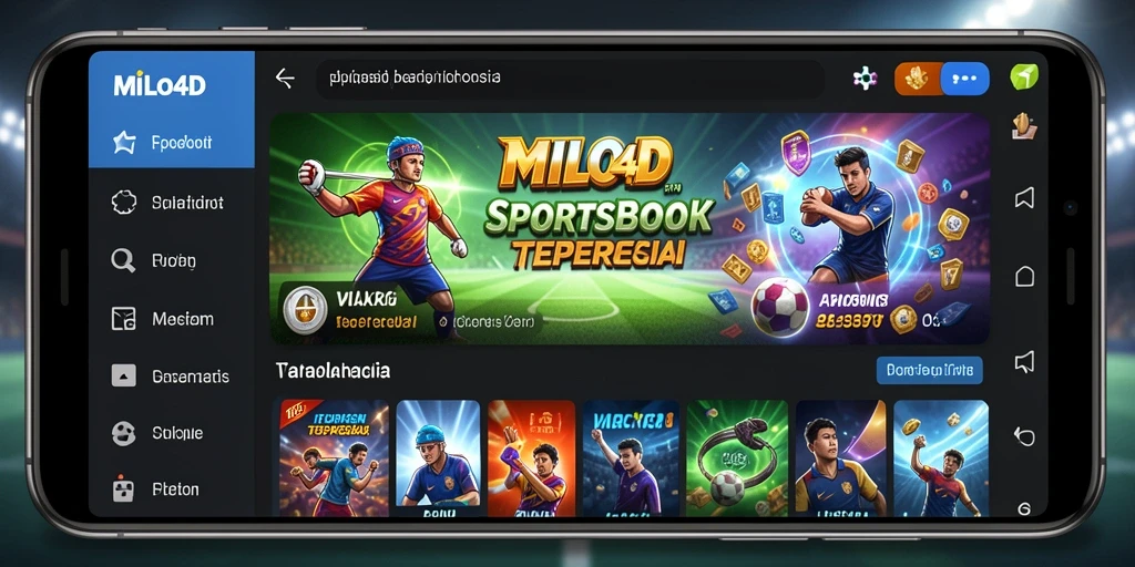 Tampilan antarmuka <strong>MILO4D</strong> yang menarik dan mudah digunakan.