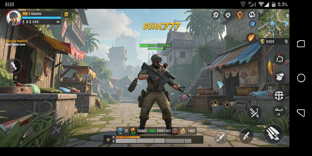 Tampilan gameplay SUHU777 yang mendalam dan realistis.